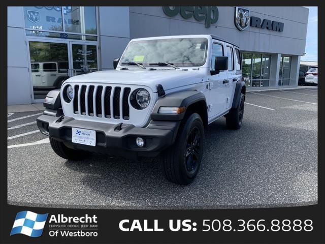 used 2020 Jeep Wrangler Unlimited car, priced at $31,999