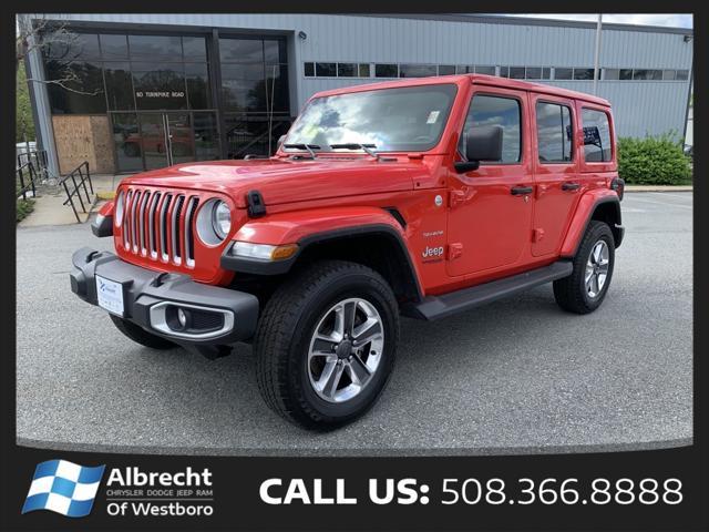 used 2021 Jeep Wrangler Unlimited car, priced at $34,632