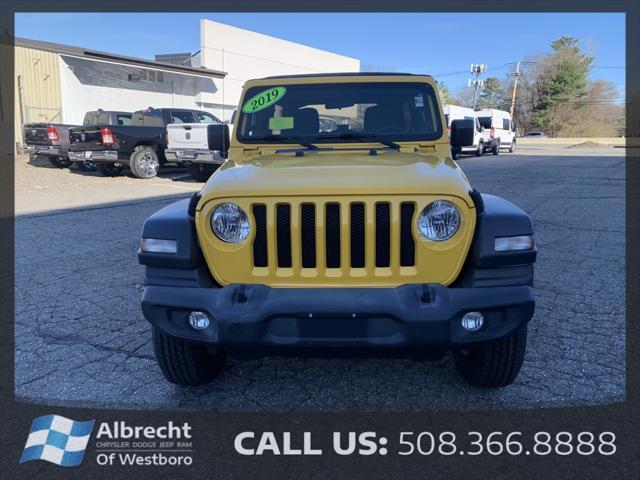 used 2019 Jeep Wrangler Unlimited car, priced at $31,599