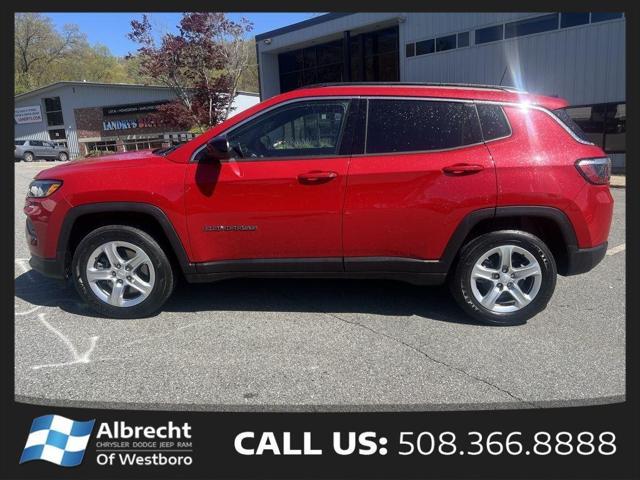 used 2023 Jeep Compass car, priced at $24,599