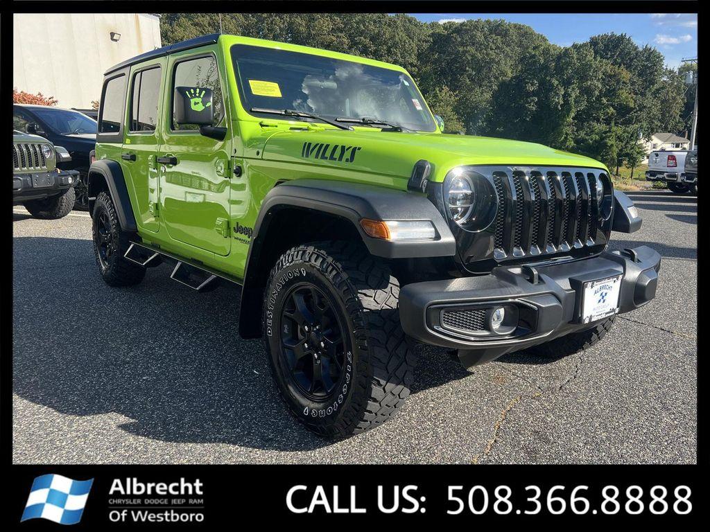 used 2021 Jeep Wrangler car, priced at $32,999
