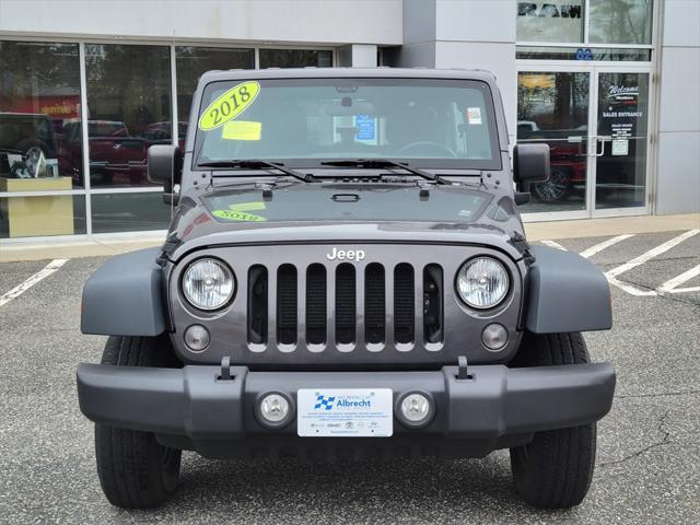 used 2018 Jeep Wrangler JK Unlimited car, priced at $24,925