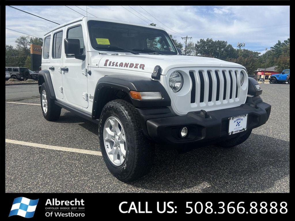 used 2021 Jeep Wrangler Unlimited car, priced at $27,794
