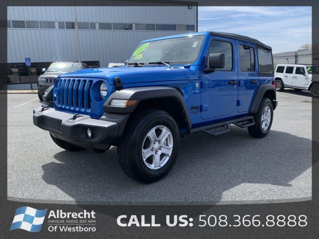 used 2021 Jeep Wrangler Unlimited car, priced at $36,017