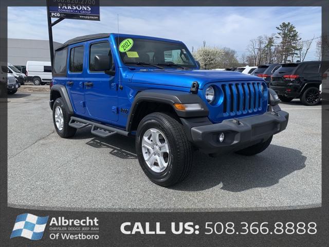 used 2021 Jeep Wrangler Unlimited car, priced at $35,917