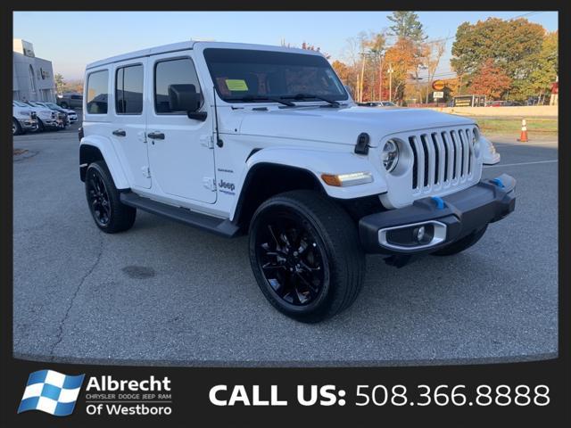 used 2022 Jeep Wrangler Unlimited 4xe car, priced at $37,999
