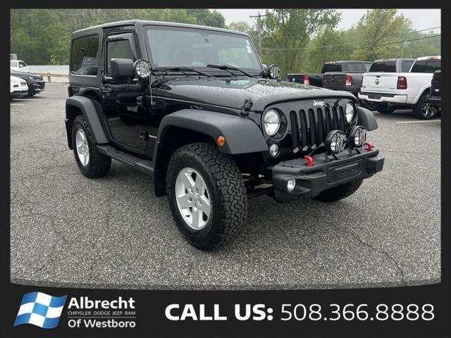 used 2018 Jeep Wrangler JK car, priced at $15,999