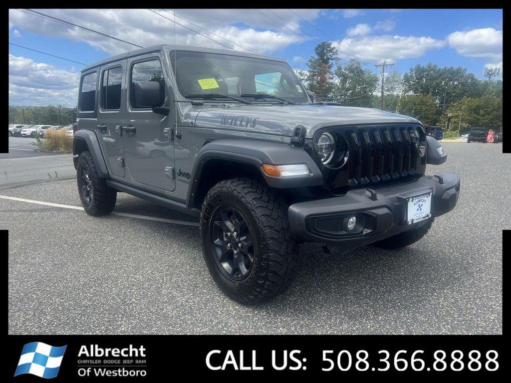 used 2021 Jeep Wrangler car, priced at $34,799