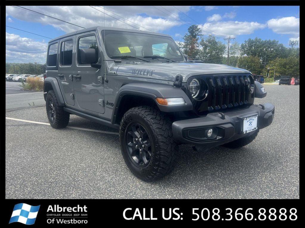 used 2021 Jeep Wrangler car, priced at $32,599