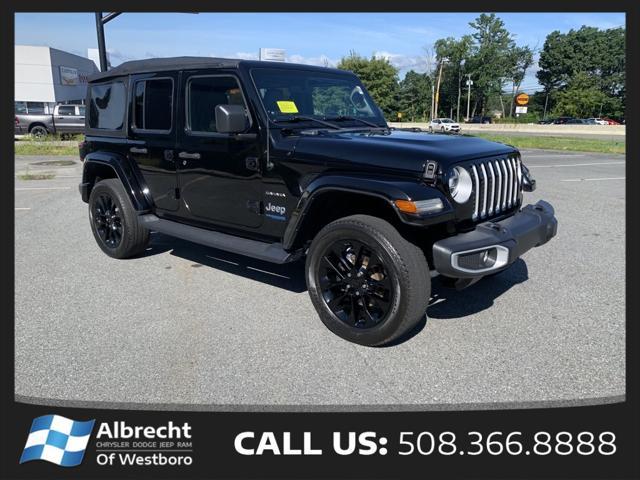 used 2021 Jeep Wrangler Unlimited 4xe car, priced at $32,998