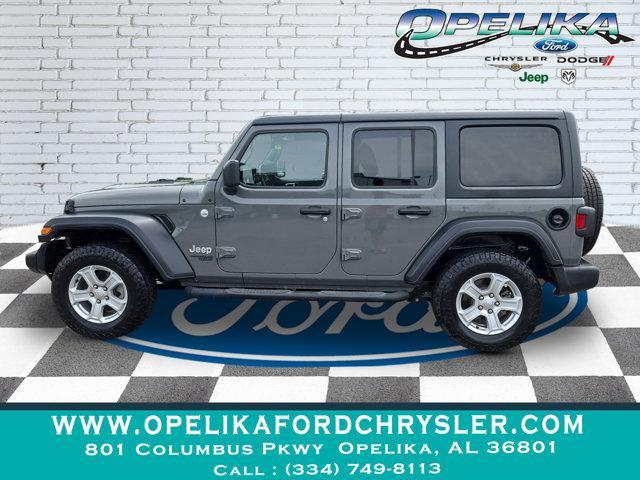 used 2020 Jeep Wrangler Unlimited car, priced at $27,578
