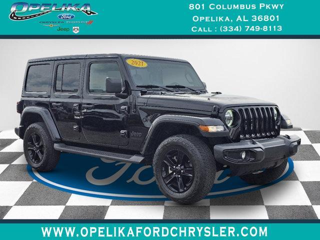 used 2021 Jeep Wrangler Unlimited car, priced at $42,339