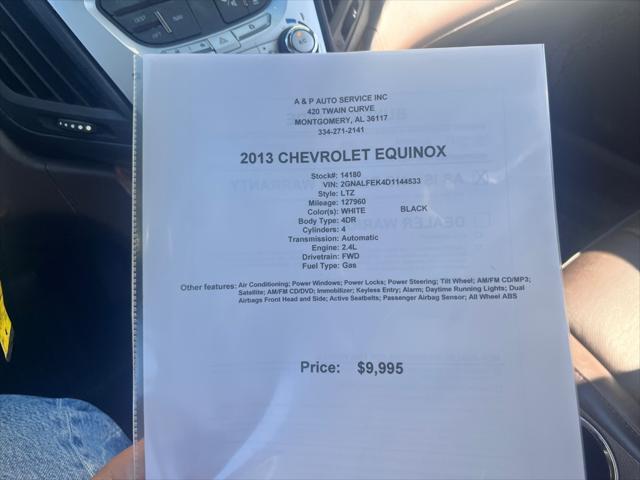 used 2013 Chevrolet Equinox car, priced at $9,995