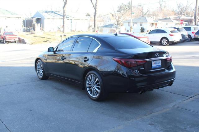 used 2019 INFINITI Q50 car, priced at $18,995