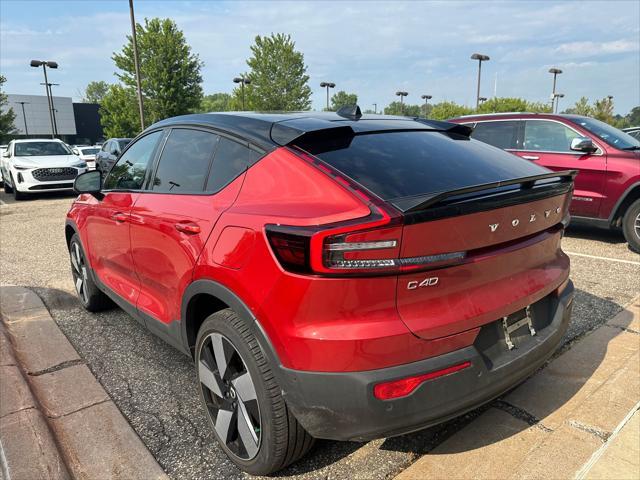 used 2022 Volvo C40 Recharge Pure Electric car, priced at $30,499