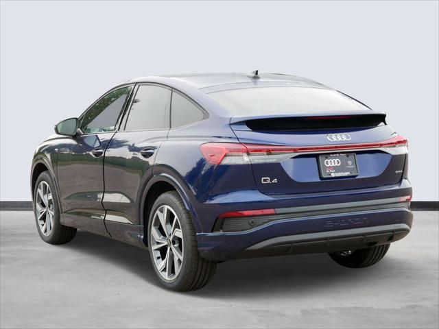 new 2024 Audi Q4 e-tron Sportback car, priced at $63,327