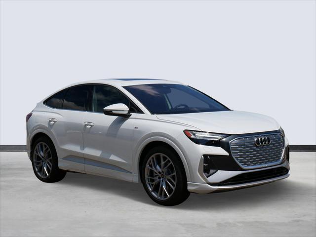 new 2025 Audi Q4 e-tron Sportback car, priced at $66,215
