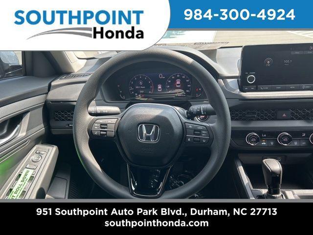 new 2025 Honda Accord car, priced at $29,445