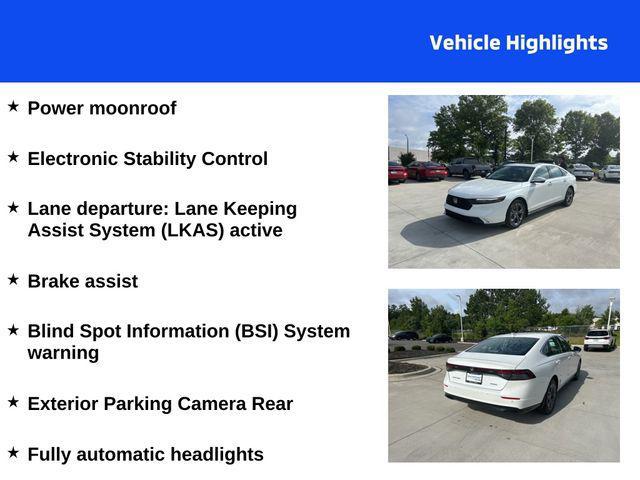 used 2024 Honda Accord Hybrid car, priced at $30,011