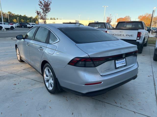 new 2025 Honda Accord car, priced at $29,390