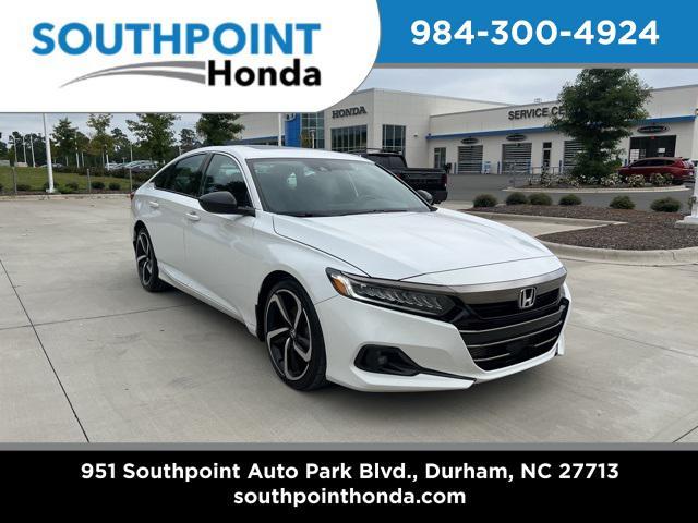 used 2021 Honda Accord car, priced at $28,515