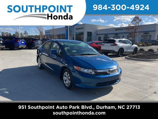 used 2012 Honda Civic car, priced at $7,608