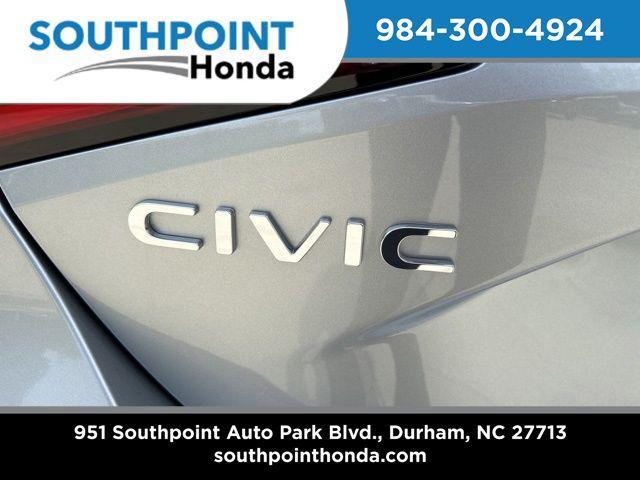 new 2025 Honda Civic car, priced at $28,600