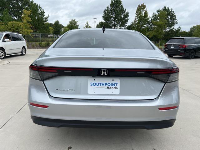 new 2025 Honda Accord car, priced at $31,655