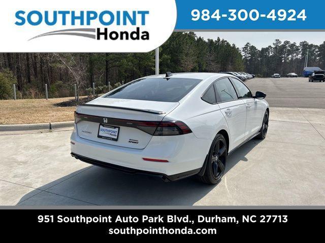 new 2025 Honda Accord Hybrid car, priced at $36,980