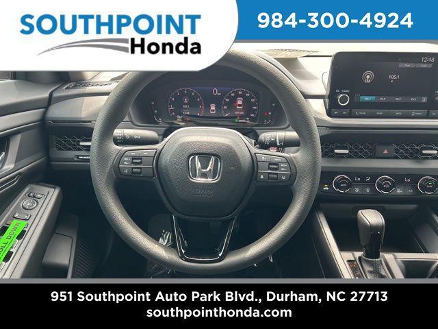 new 2025 Honda Accord car, priced at $32,165