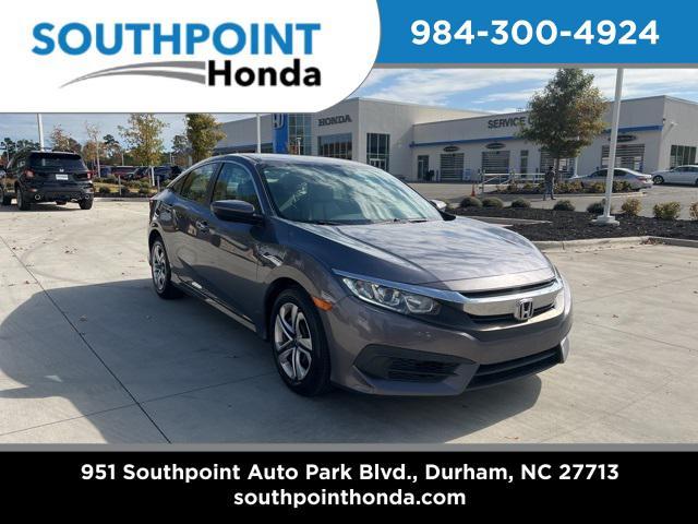 used 2017 Honda Civic car, priced at $14,645