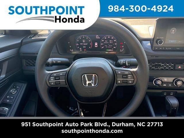 new 2025 Honda Accord car, priced at $29,490