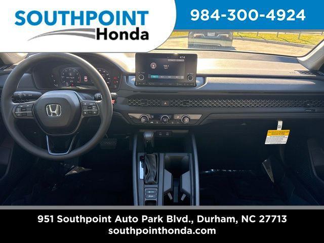 new 2025 Honda Accord car, priced at $29,490