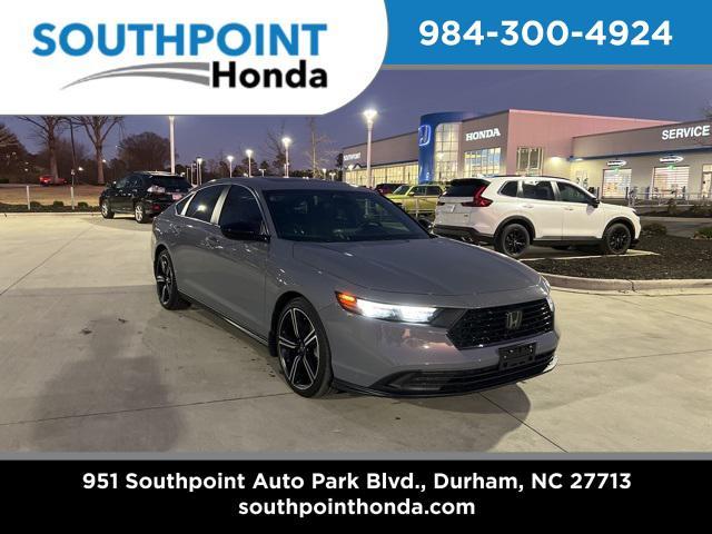 used 2023 Honda Accord Hybrid car, priced at $26,803