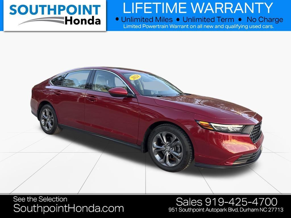 used 2024 Honda Accord car, priced at $23,508