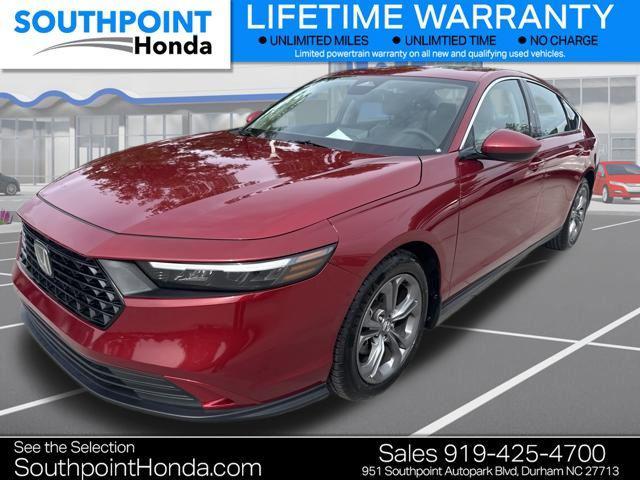 used 2024 Honda Accord car, priced at $25,523