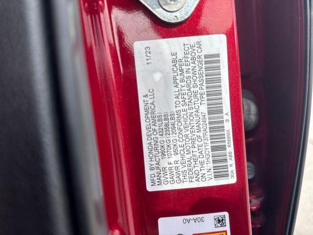 used 2024 Honda Accord car, priced at $25,523