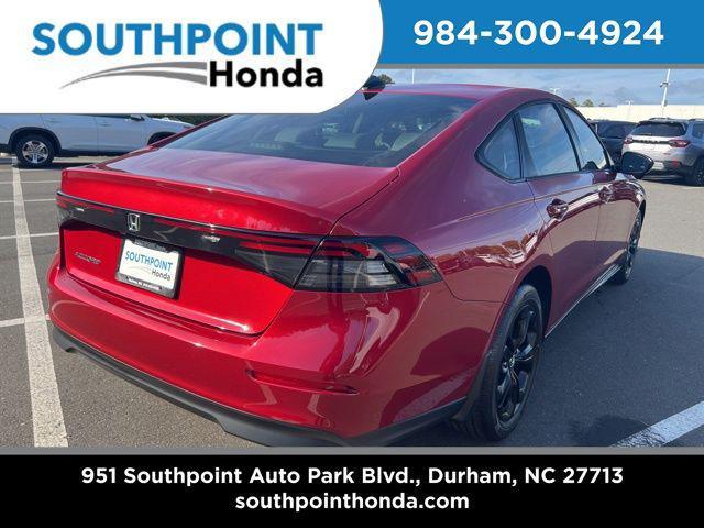 new 2025 Honda Accord car, priced at $32,210
