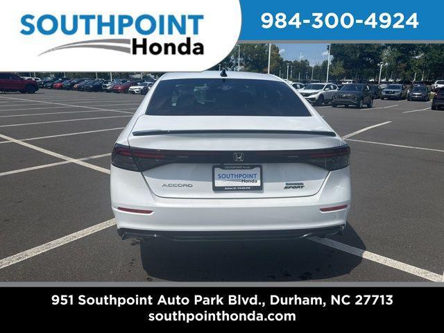 new 2025 Honda Accord Hybrid car, priced at $36,980