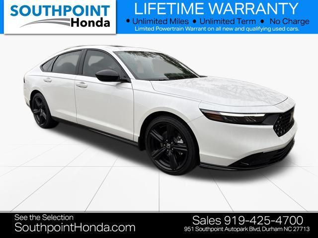 new 2025 Honda Accord Hybrid car, priced at $36,980