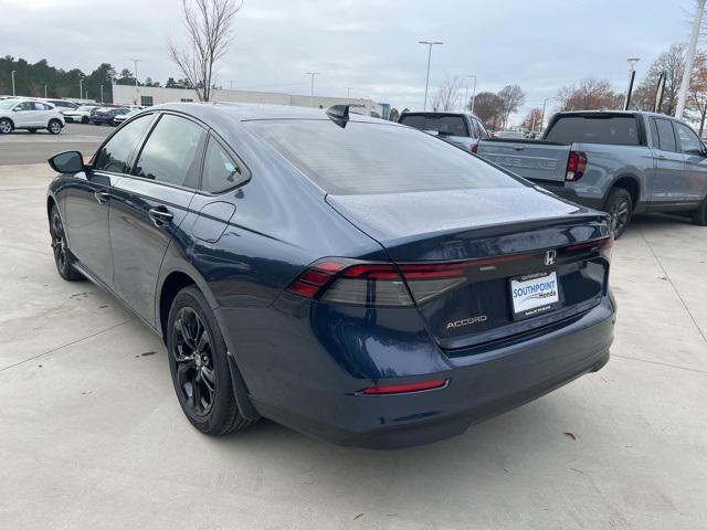 new 2025 Honda Accord car, priced at $31,655