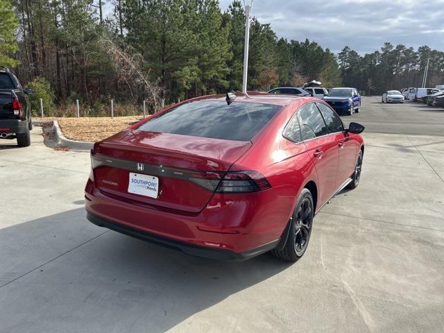 new 2025 Honda Accord car, priced at $32,110