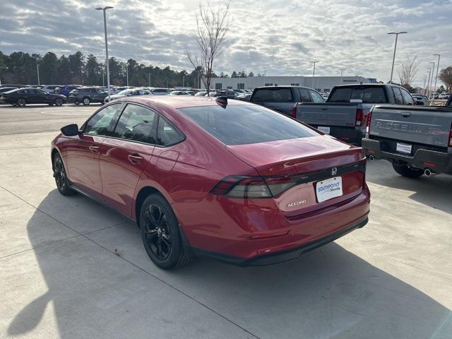 new 2025 Honda Accord car, priced at $32,110