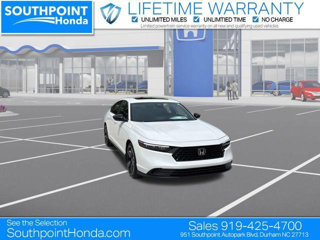 new 2025 Honda Accord Hybrid car, priced at $35,260