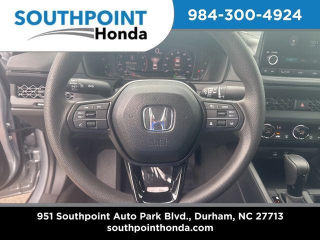 new 2025 Honda Accord car, priced at $29,445