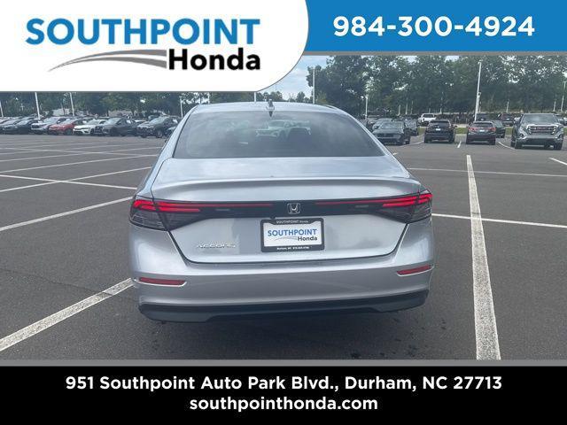 new 2025 Honda Accord car, priced at $29,445