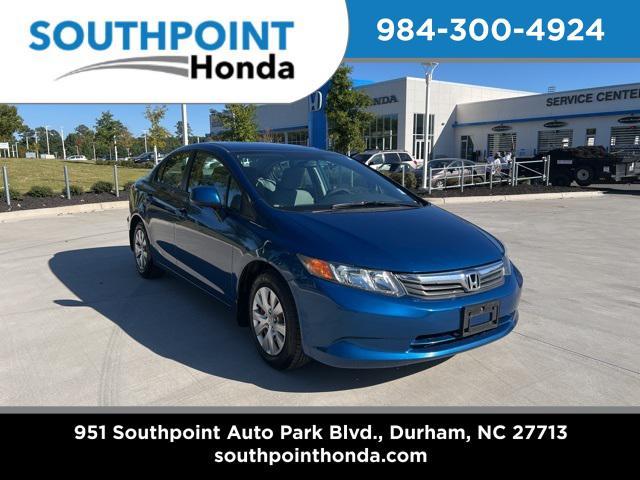 used 2012 Honda Civic car, priced at $10,089