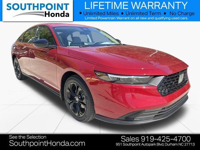 new 2025 Honda Accord car, priced at $32,210