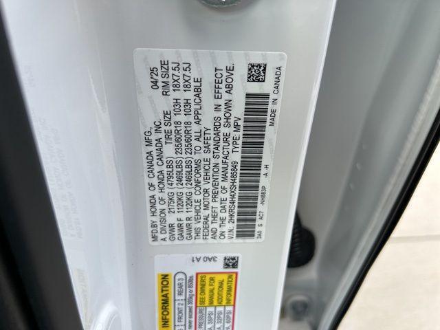 new 2025 Honda CR-V car, priced at $35,700