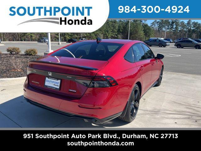 new 2025 Honda Accord Hybrid car, priced at $36,980